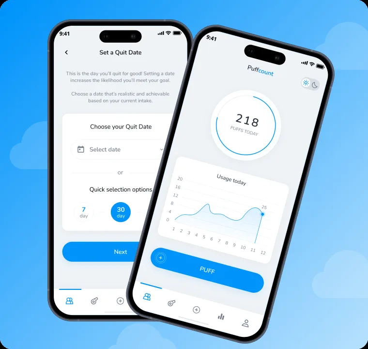Puff Count mobile product