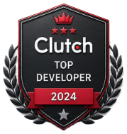 Clutch — Top Developer 2024 award badge for Wve Labs